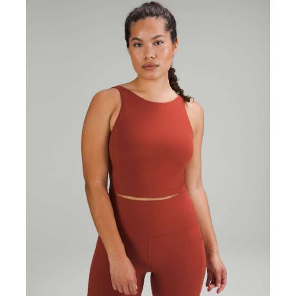 Lululemon Align High-Neck Tank Top Cayenne Orange Size 6 - Picture 1 of 5